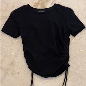 zara synched tshirt